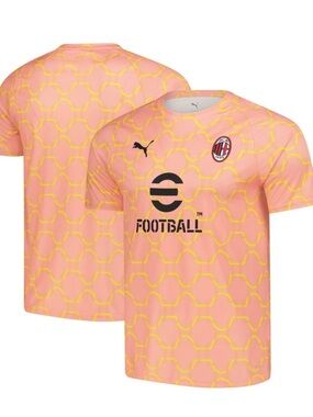 AC Milan Puma 2025/26 Pre-Match dryCell Training Jersey - Light Orange